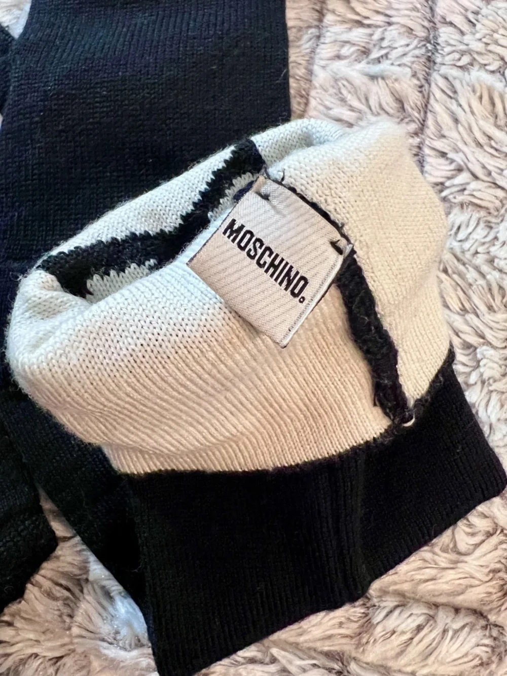 Authentic Moschino Extra-Long Black Gloves — One-of-a-Kind!!!
